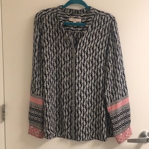 Loft button up blouse